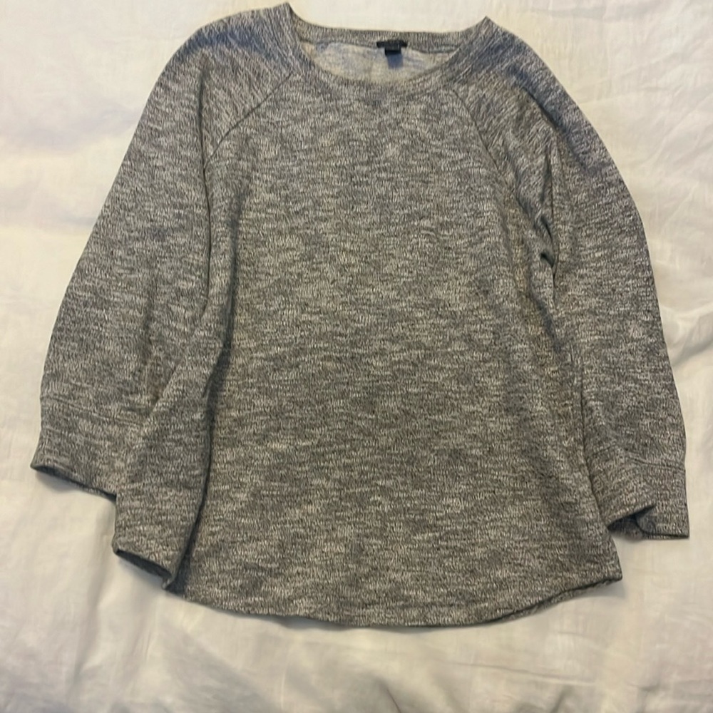 Vintage J.Crew 100% Cotton Sweater in XS Heather Grey